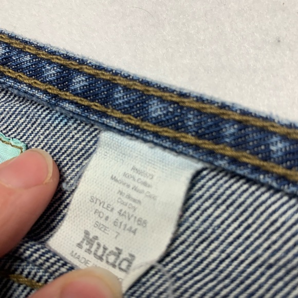 Y2K Mudd Extra Low Rise Capri Jeans Juniors Size 7 Hip Huggers - Picture 5 of 11